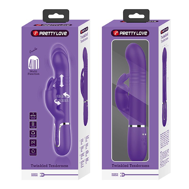 Vibrador de Ponto G e Clitóris Vai e vem Twinkled 2 - Pretty Love 11 Vibrador de Ponto G e Clitóris Vai e vem Twinkled 2 - Pretty Love - Imagem 11