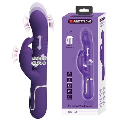 Vibrador de Ponto G e Clitóris Vai e vem Twinkled 2 - Pretty Love 13 15351442454 28257 4