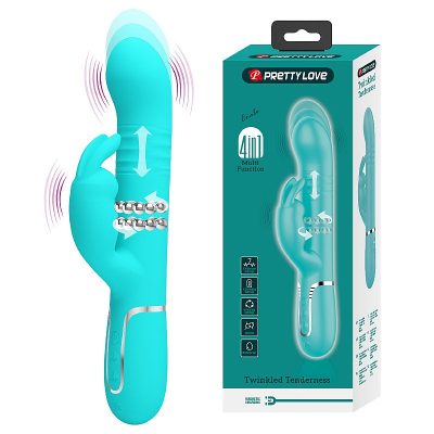 Vibrador de Ponto G e Clitóris Vai e vem Twinkled 2 - Pretty Love 12 15351442478 28263 4