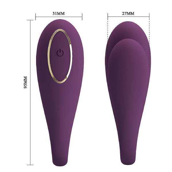 Vibrador de Casal August á Longa distância com APP - Pretty Love - Imagem 4