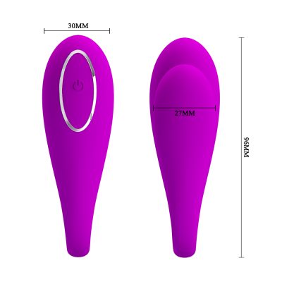 Vibrador para casal e estimulador Algernon Roxo - Pretty love 11 15351525099 bi 014582w 05