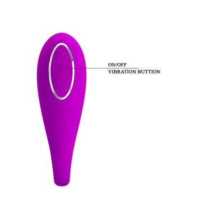 Vibrador para casal e estimulador Algernon Roxo - Pretty love 10 15351525118 bi 014582w 06