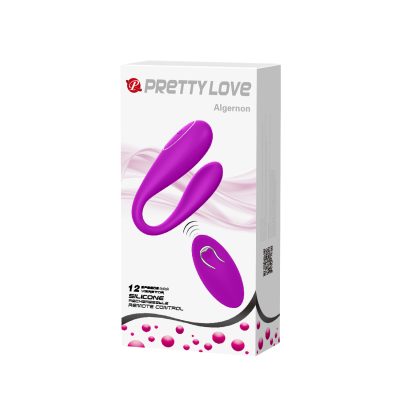 Vibrador para casal e estimulador Algernon Roxo - Pretty love 15 15351525153 bi 014582w 10