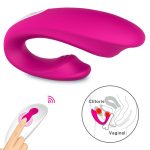 Vibrador e estimulador para o casal controle e carregador magnético wejoy rct - s-hande - Pink