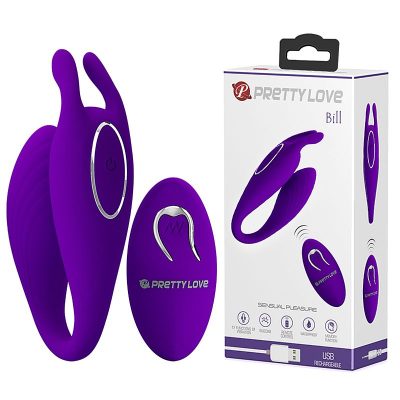 Pretty love bill - Vibrador para casal recarregável com 12 modos de vibrações e controle remoto sem fio 23 15351569364 32962 4