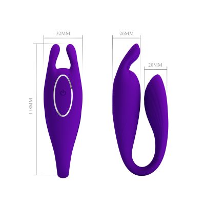 Pretty love bill - Vibrador para casal recarregável com 12 modos de vibrações e controle remoto sem fio 17 15351569447 bi 014700w 07
