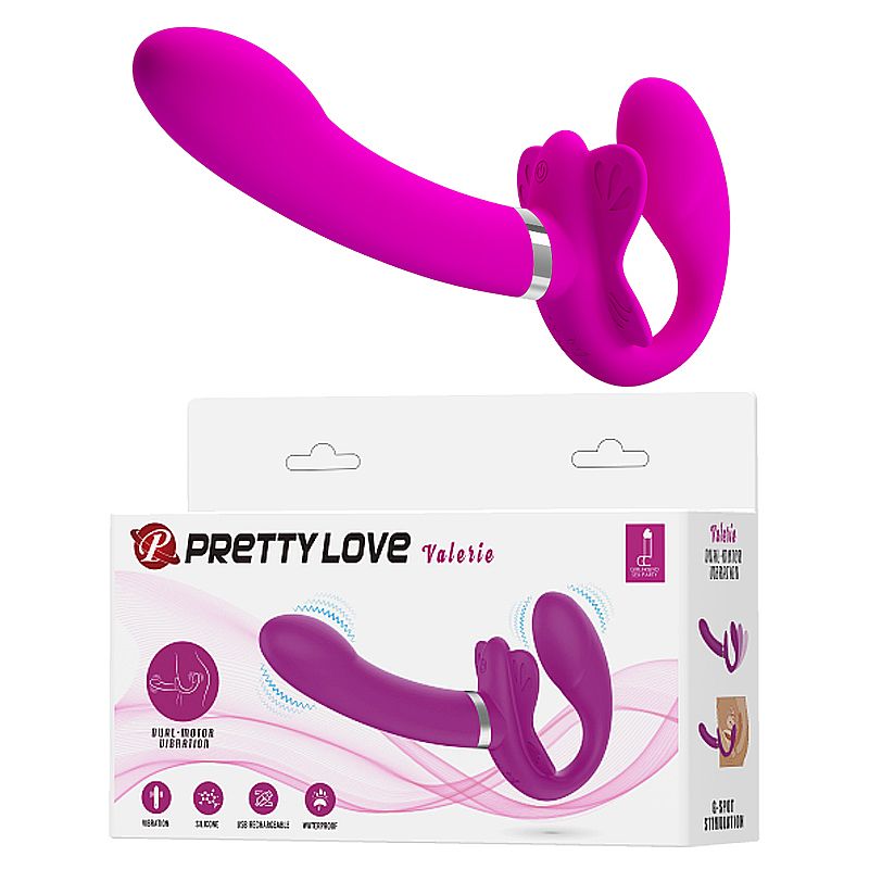 Vibrador Massageador de casal com Ponto G Valerie - Pretty Love 1 Vibrador Massageador de casal com Ponto G Valerie - Pretty Love