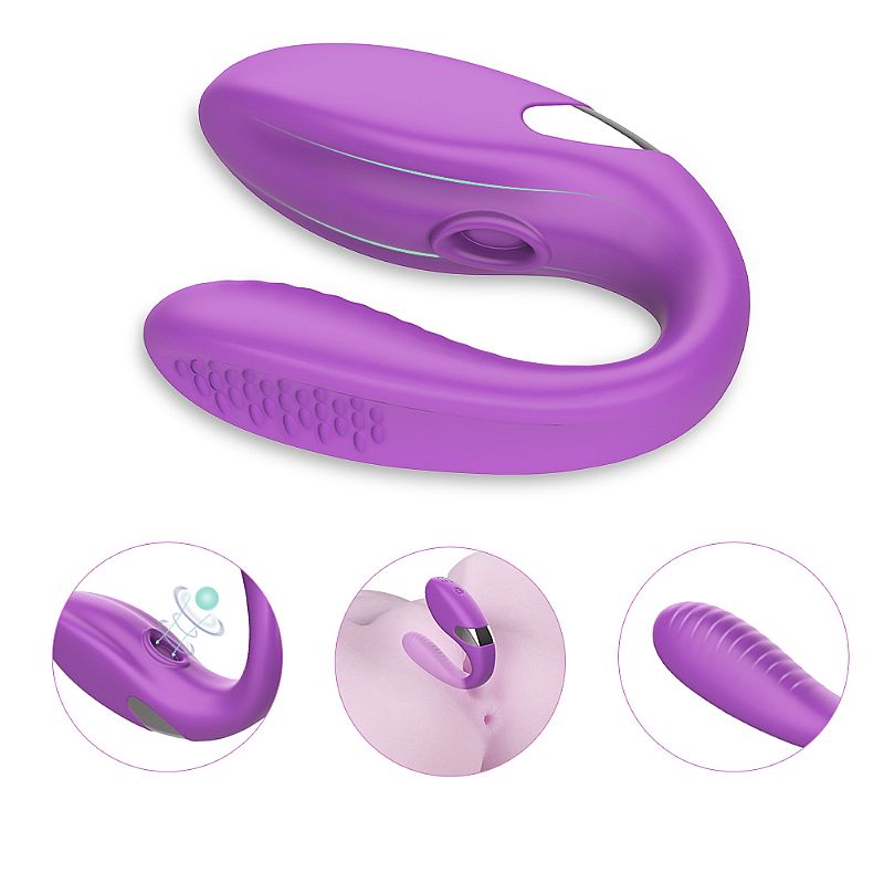 Vibrador de Casal com Pulsação UMI - S-Hande 2 Vibrador de Casal com Pulsação UMI - S-Hande - Imagem 2