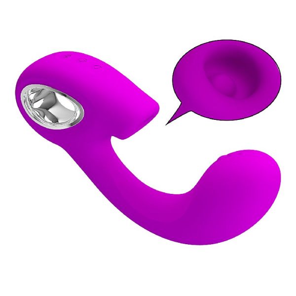 Vibrador de Ponto G e Clitóris com Tapping Sibel - Pretty Love - Imagem 6