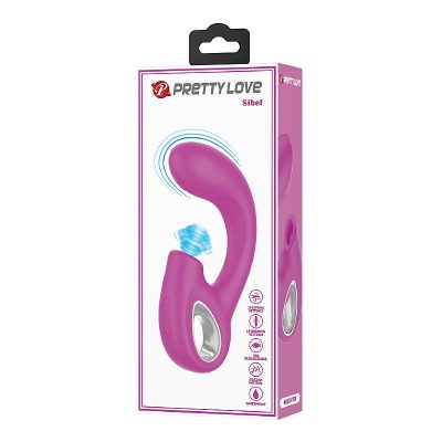 Vibrador de Ponto G e Clitóris com Tapping Sibel - Pretty Love 15 15351805245 30753 4