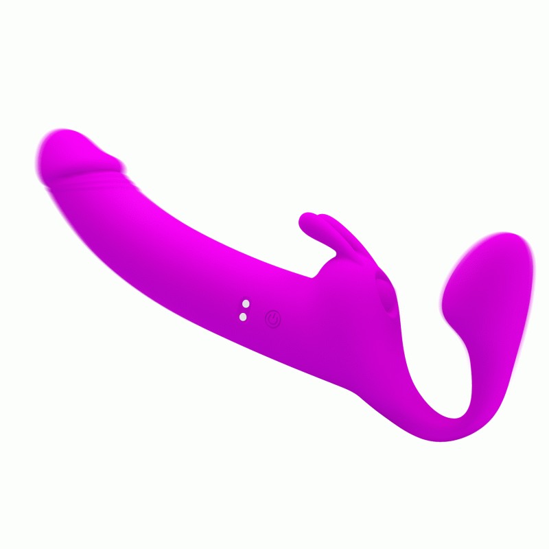 Vibrador de Ponto G e Clitóris com Tapping Strapless 4.0 x 28.3cm - Pretty Love - Imagem 2