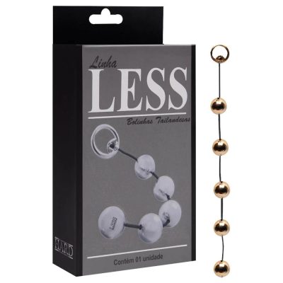 Less Bolinha tailandesa Dourado M metalizada hard