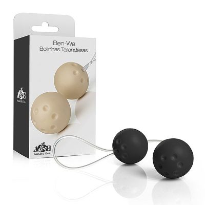 Conjunto 2 Bolas Ben Wa para pompoarismo - Preta