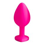 Plug Jóia em Silicone Vermelho com Base em Formato de Coração - Tamanho G - Imagem 10
