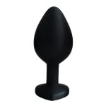 Plug Jóia em Silicone Vermelho com Base em Formato de Coração - Tamanho G - Imagem 16