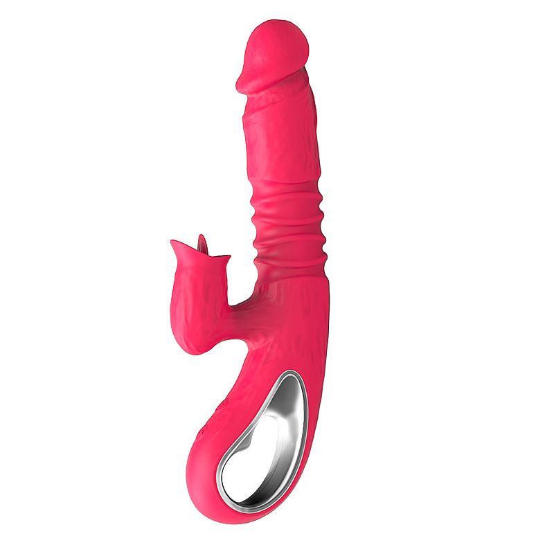 Vibrador de ponto G e Clitóris com Vai e Vem 2 2 Vibrador de ponto G e Clitóris com Vai e Vem 2 - Imagem 2