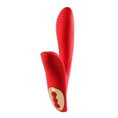 Vibrador de Ponto G e Clitóris com Dedilhar / Tapping - Angel 7 15353105489 21997 4