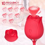 Sophie Vibrador Formato de Rosa com 10 Modos de Vibração, Vai e Vem e Pulsação - Imagem 6