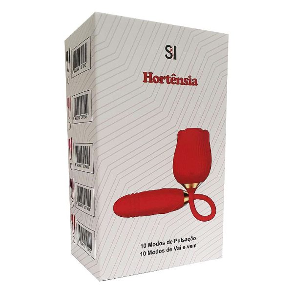 Sophie Vibrador Formato de Rosa com 10 Modos de Vibração, Vai e Vem e Pulsação - Imagem 13