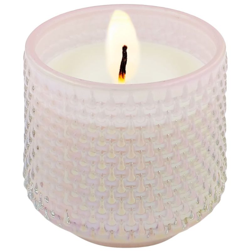 Vela Perfumada Rosa com Suporte em Vidro Gifthome - Imagem 2