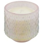 Vela Perfumada Rosa com Suporte em Vidro Gifthome