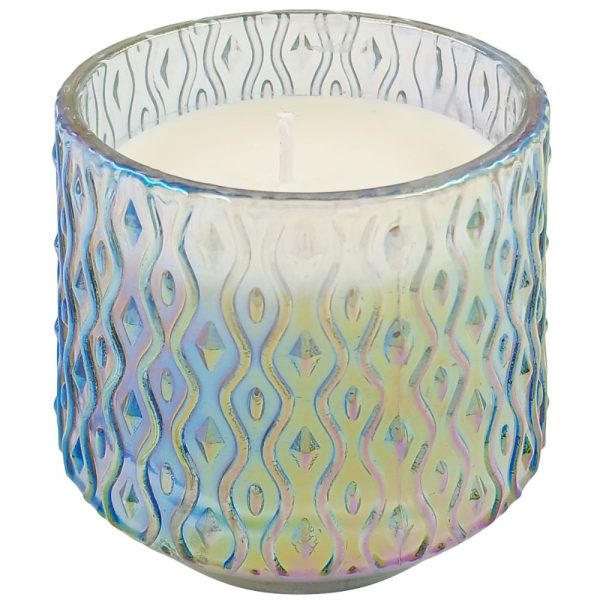 Vela Perfumada Azul com Suporte em Vidro Gifthome - Imagem 4