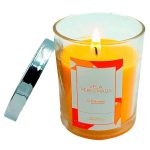 Vela Decorativa Aromática em Parafina laranja GiftHome