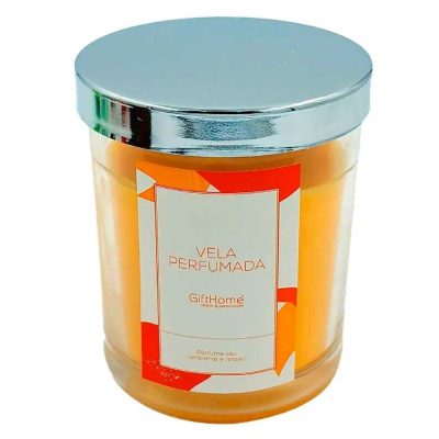Vela Decorativa Aromática em Parafina laranja GiftHome 5 15354268989 vela decorativa aromatica em parafina laranja gifthome 03