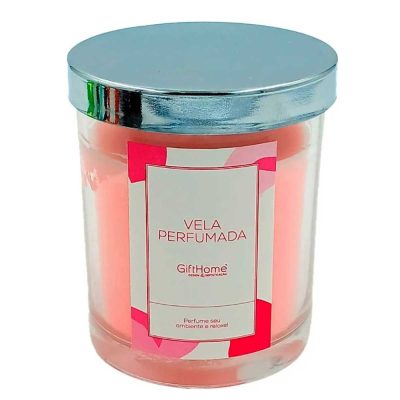 Vela Decorativa Aromática lichia e chá branco em Parafina rosa GiftHome 5 15354277770 vela decorativa aromatica lichia e cha branco em parafina rosa gifthome 03