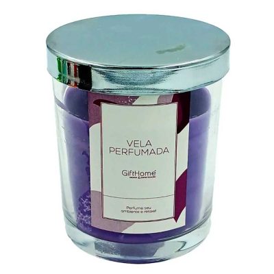 Vela Decorativa Aromática lichia e chá branco em Parafina roxo GiftHome 5 15354281516 vela decorativa aromatica lichia e cha branco em parafina roxo gifthome 03