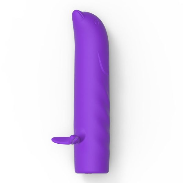 Mini Vibrador Golfinho Recarregável para Ponto G com 10 modos de vibração - Imagem 46