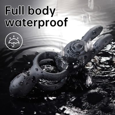 Anel Peniano Duplo com Estimulador Clitoriano e Plug 20 15355557550 an117 preto 10