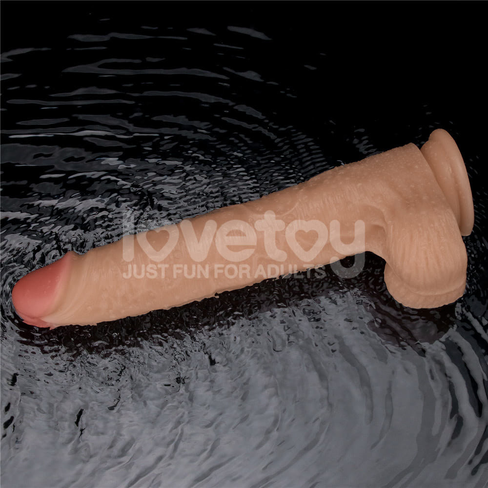 Pênis Realístico macio 28,3x6,8cm Recarregável com 10 Modos de Vibração Vibrating Power Basics Cock - Lovetoy 10 Pênis Realístico macio 28,3x6,8cm Recarregável com 10 Modos de Vibração Vibrating Power Basics Cock - Lovetoy - Imagem 10