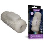 Masturbador masculino com vibratória de dupla finalidade Knights Ring Vibrating Dual Purpose Sleeve-Drip - Lovetoy