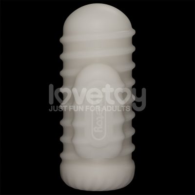 Masturbador masculino com vibrador com vibrador de dupla finalidade Knights Ring Vibrating Dual Purpose Sleeve-Wave 33 15355905371 ma216 branco 05