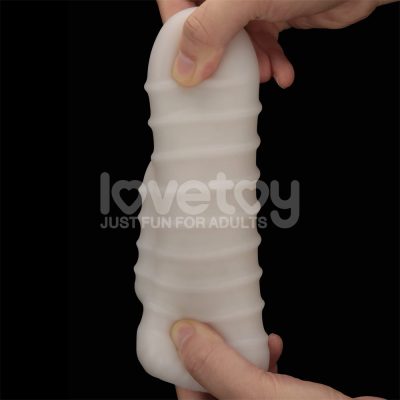Masturbador masculino com vibrador com vibrador de dupla finalidade Knights Ring Vibrating Dual Purpose Sleeve-Wave 41 15355905673 ma216 branco 17