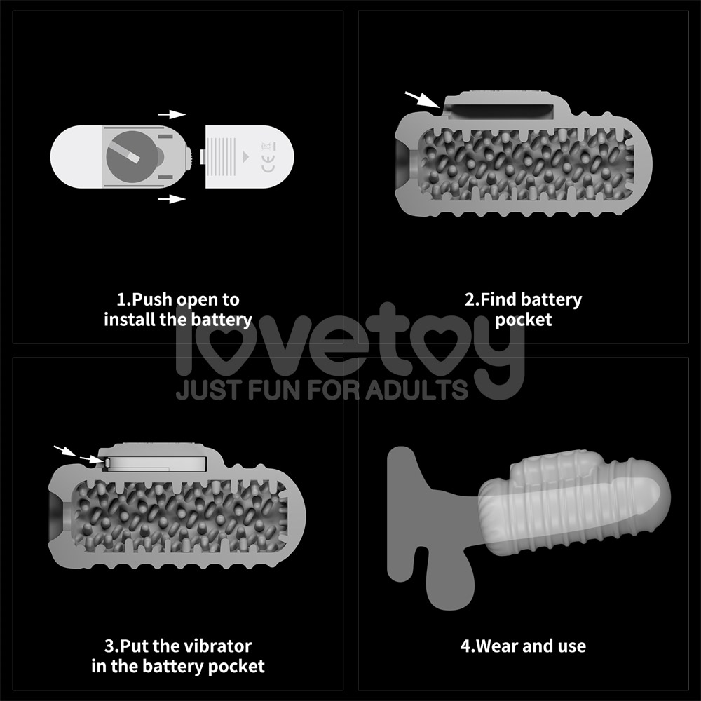 Masturbador masculino com vibrador com vibrador de dupla finalidade Knights Ring Vibrating Dual Purpose Sleeve-Wave 22 Masturbador masculino com vibrador com vibrador de dupla finalidade Knights Ring Vibrating Dual Purpose Sleeve-Wave - Imagem 22