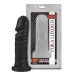 Pênis Realístico Preto Maciço - 15,3cm X 4cm