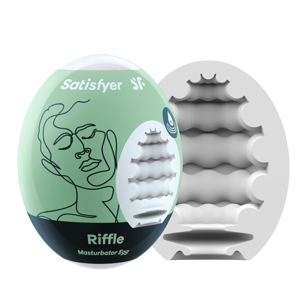 Satisfyer masturbator egg com textura interna 3 Satisfyer masturbator egg com textura interna - Imagem 3