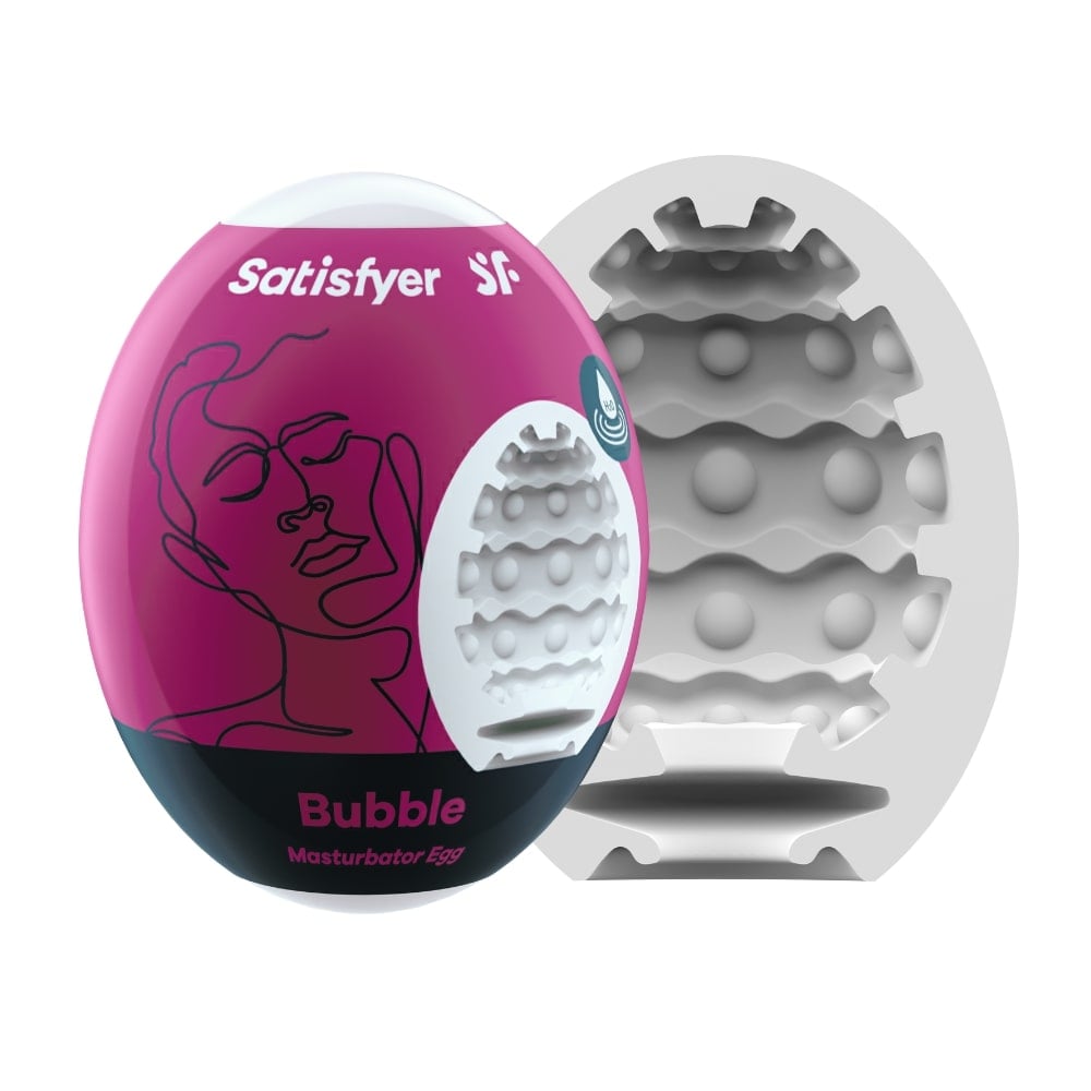 Satisfyer masturbator egg com textura interna 5 Satisfyer masturbator egg com textura interna - Imagem 5
