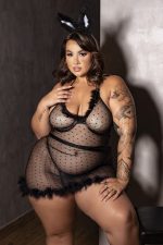 Fantasia plus size coelha sensual - Imagem 5