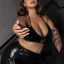 Fantasia plus size policial sexy top e saia em cirre