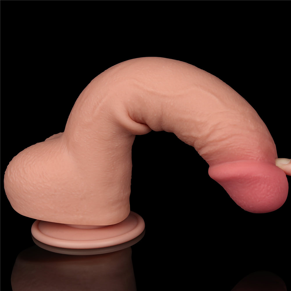 Pênis dupla camada Pele deslizante Dong Flesh 24x4,3 cm - Lovetoy 10 Pênis dupla camada Pele deslizante Dong Flesh 24x4,3 cm - Lovetoy - Imagem 10