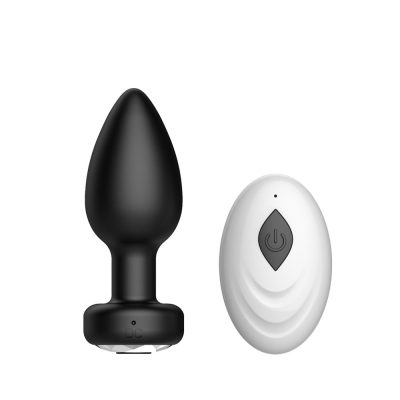 Plug Anal em Silicone com 10 Modos de Vibração e Controle Remoto sem Fio 31 15365958691 pl189 preto 01