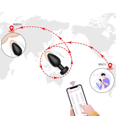 Plug Anal em Silicone com 10 Modos de Vibração e Controle Remoto sem Fio 38 15365958778 pl189 preto 09