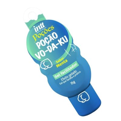 Alternative view of Vo-da-ku Gel facilitador de sexo anal com sabor de menta e efeito gelado 15g linha intt poções