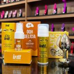 Impulso de Prazer Deluxe - Plug + Lubrificante anal + calda picante