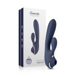 Vibrador e estimulador recarregável sensevibe mega rabbit