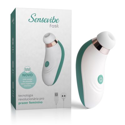 Estimulador de clitóris recarregável sensevibe fast