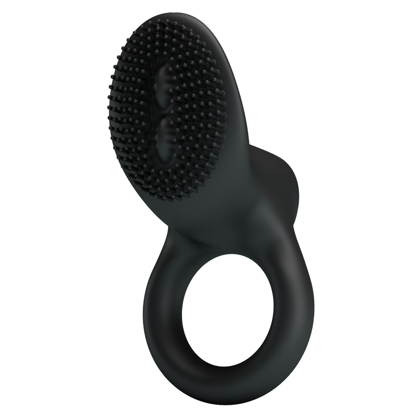 Pretty love cobra - anel peniano em soft touch com vibração única - 7,4 x 3,8 cm | cor: Preto 2 Pretty love cobra - anel peniano em soft touch com vibração única - 7,4 x 3,8 cm | cor: Preto - Imagem 2